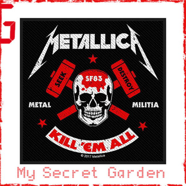 Metallica - Kill Em' All , Metal Militia Official Standard Patch ***READY TO SHIP from Hong Kong***